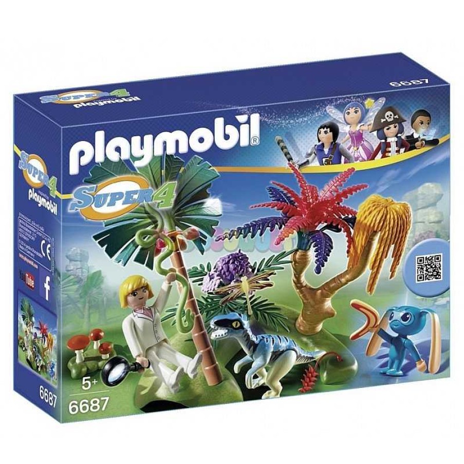 Personajes Y Accesorios Playmobil,S.A. | Isla Perdida Con Alien Y Raptor Playmobil