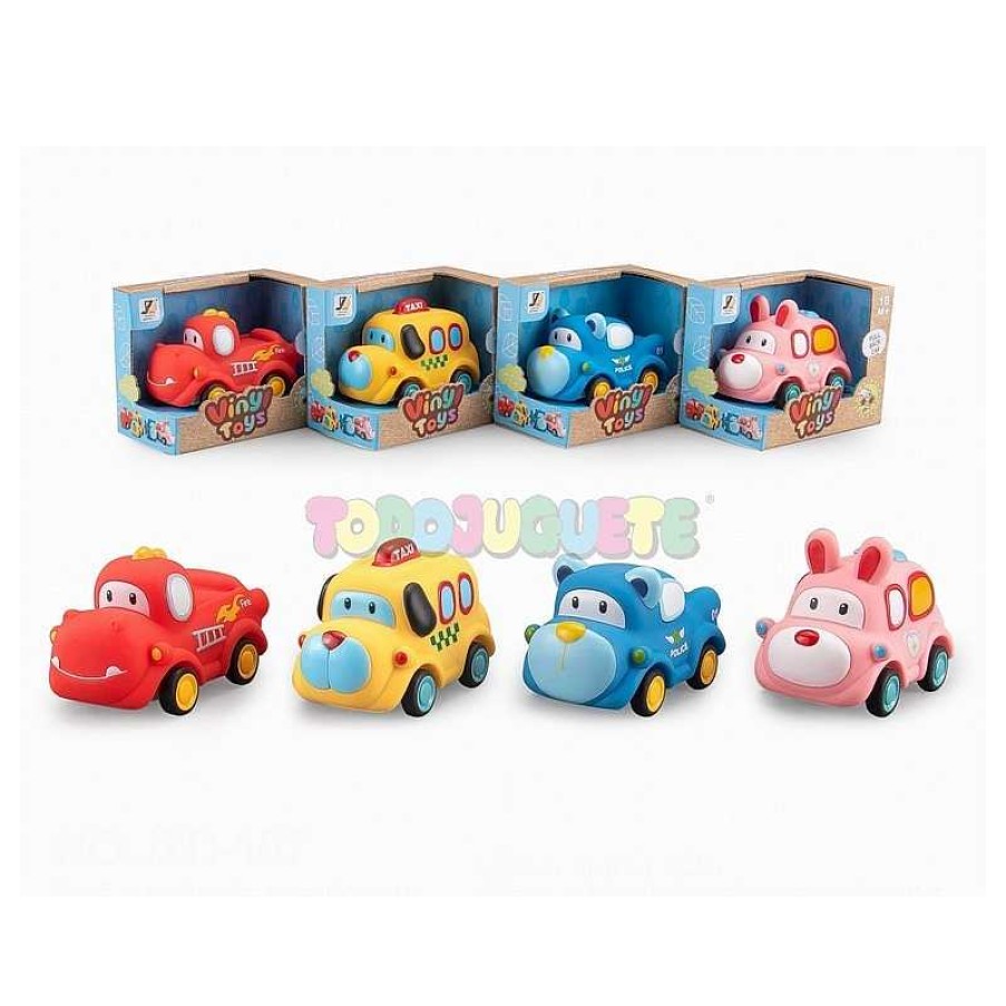 Primera Infancia Alfabest | Coche Ruedas Fricci N Vinyl Toys 4 Surtidos