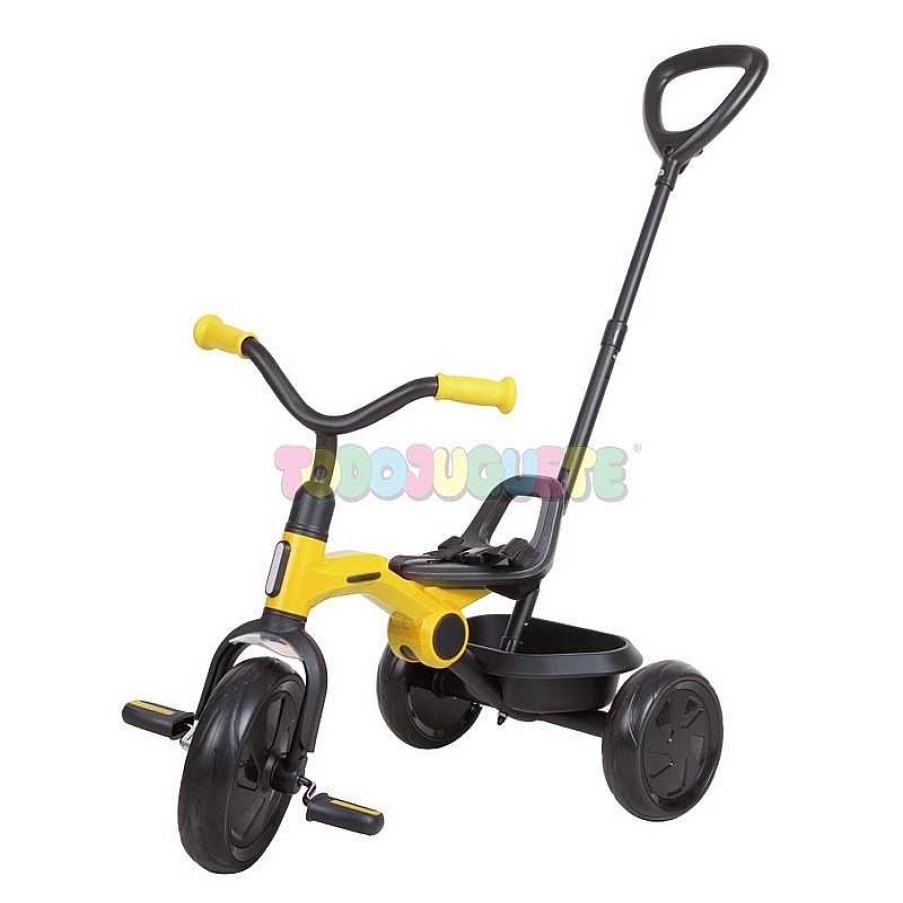 Deportes Y Bicicletas Todojuguete | Triciclo Plegable Easytrike Amarillo Qplay