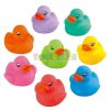 Primera Infancia Playgo Ltd | Set 8 Patitos Goma Ba O Rainbow Duckies