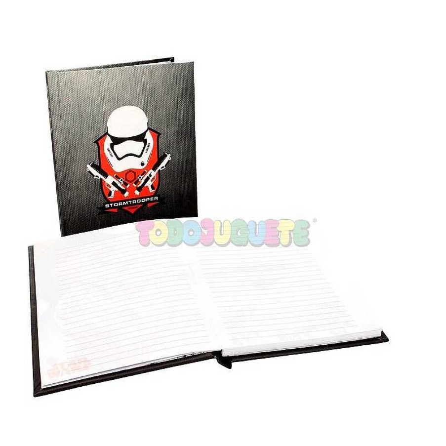 Escolar Star Wars | Libreta Luz Star Wars Casco Stormtrooper