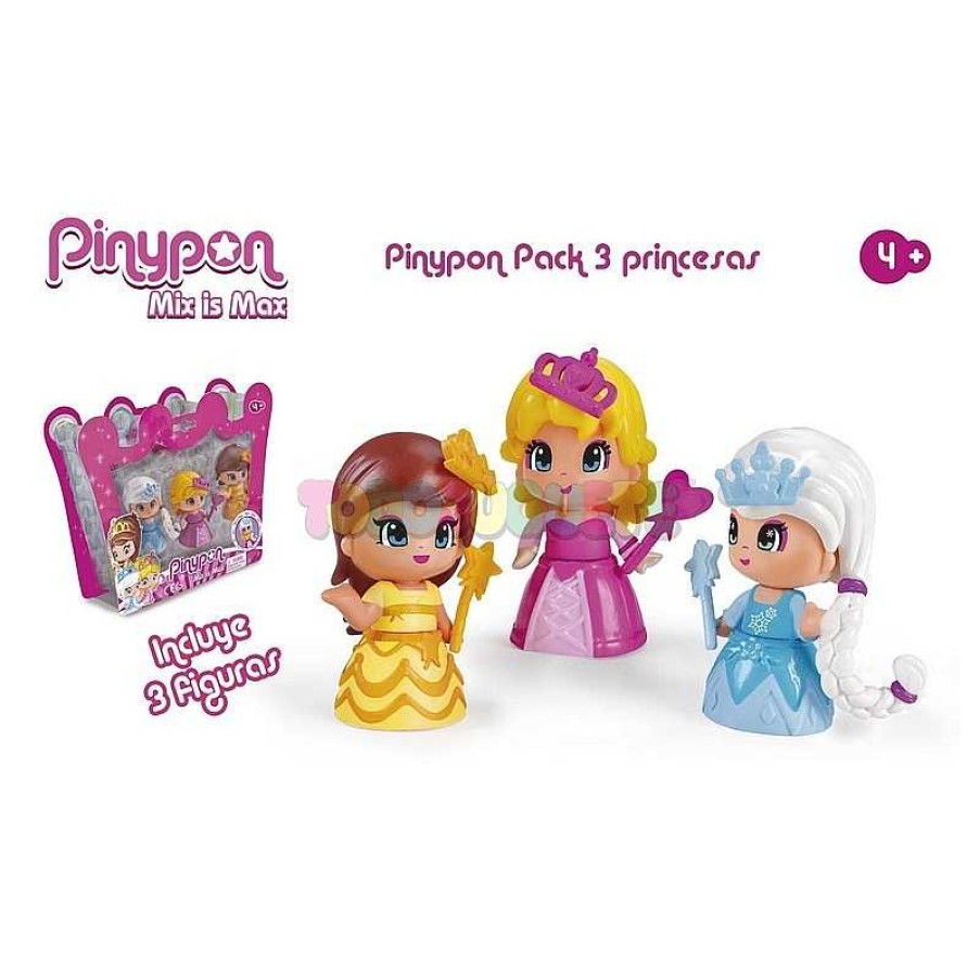 Mu Ecas Y Accesorios Pin Y Pon | Pin Y Pon Pack 3 Princesas