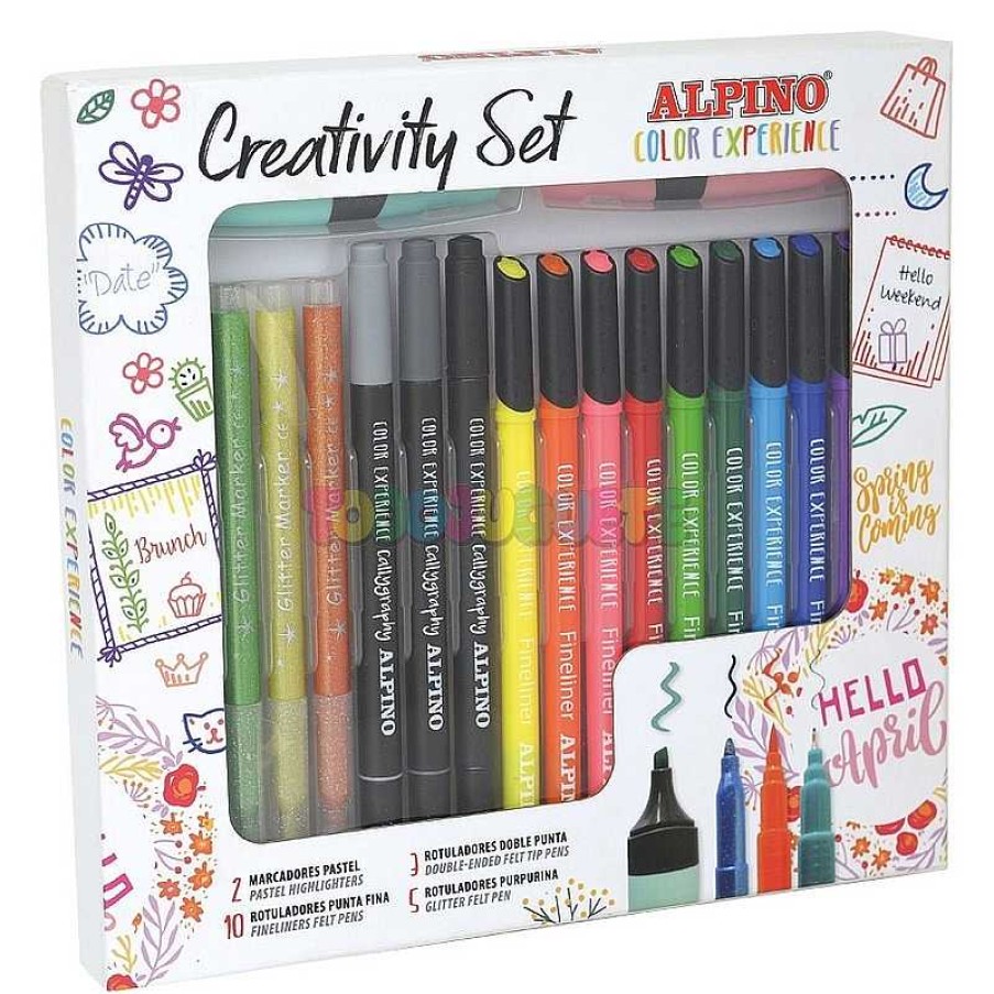 Manualidades Alpino | Color Experience Set Creativity 19 Piezas Alpino