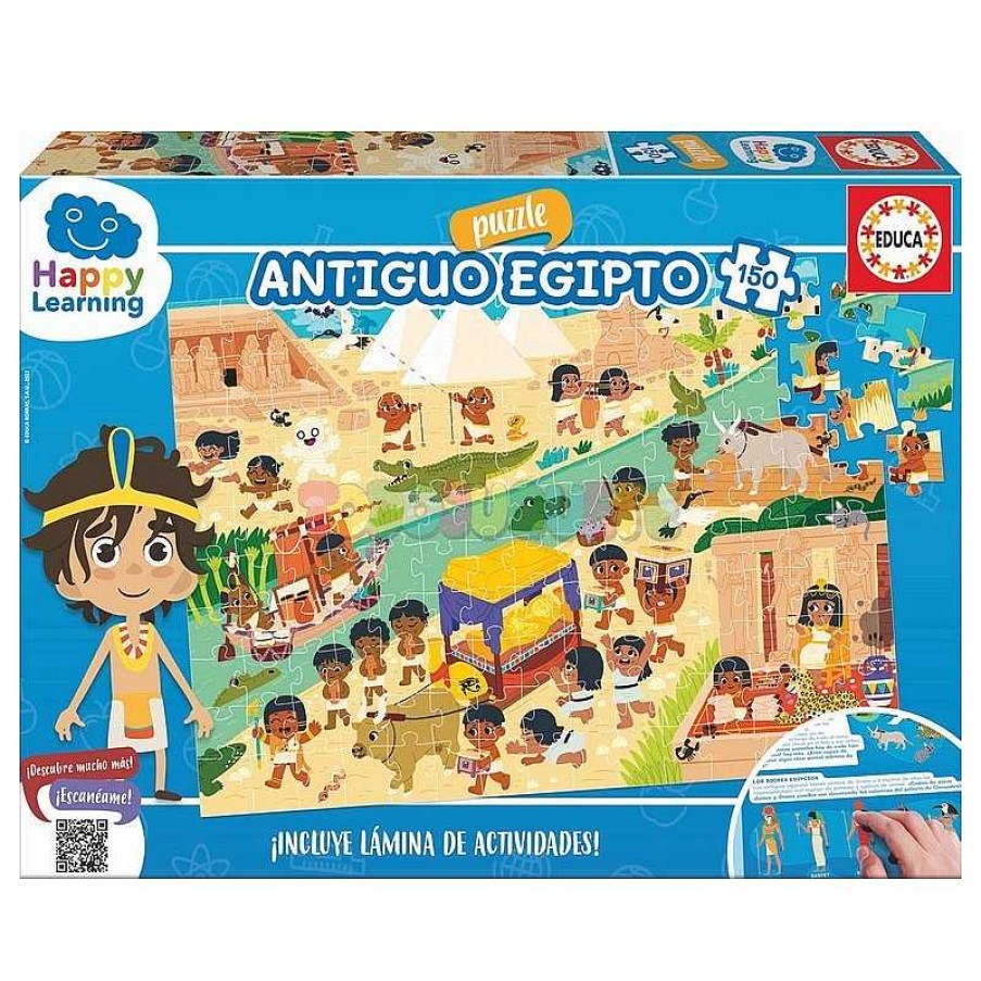 Juegos De Mesa Y Puzzles Educa Borras S.A. | Puzzle 150 Antiguo Egipto Happy Learning