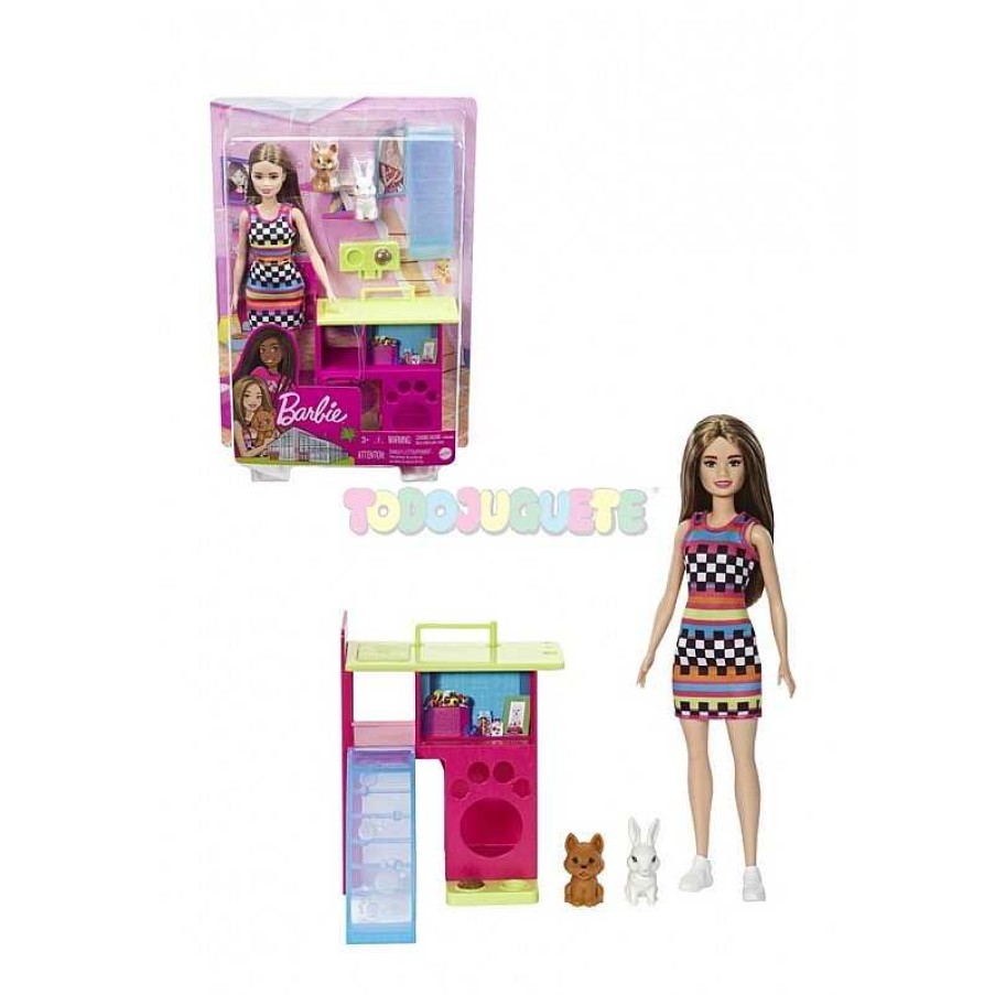 Mu Ecas Y Accesorios Barbie | Mu Eca Barbie Con Mascotas