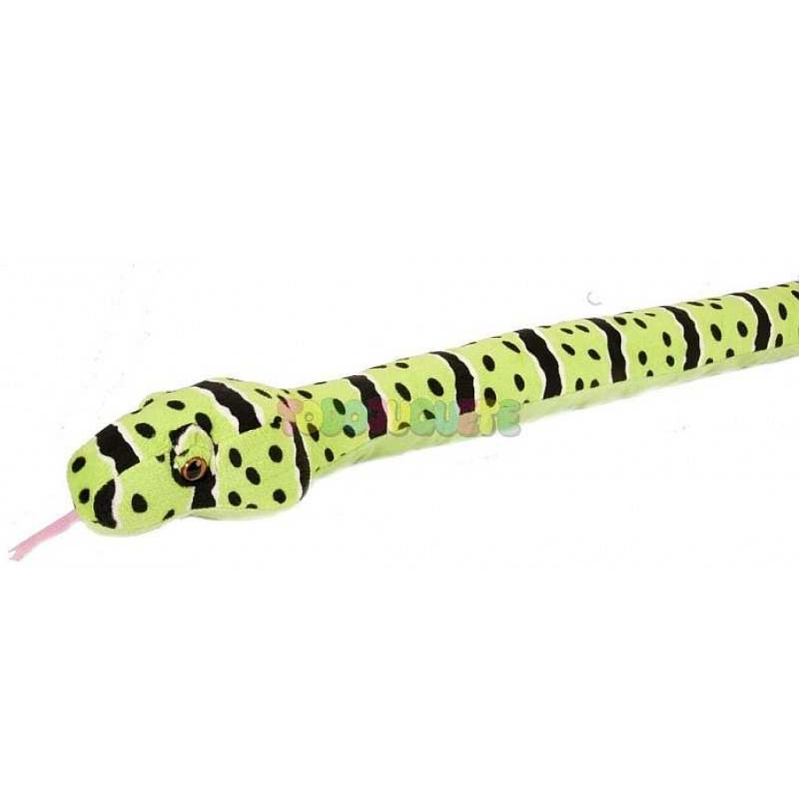 Peluches Todojuguete | Peluche Snakesss 137Cm Serpiente Cascabel Green