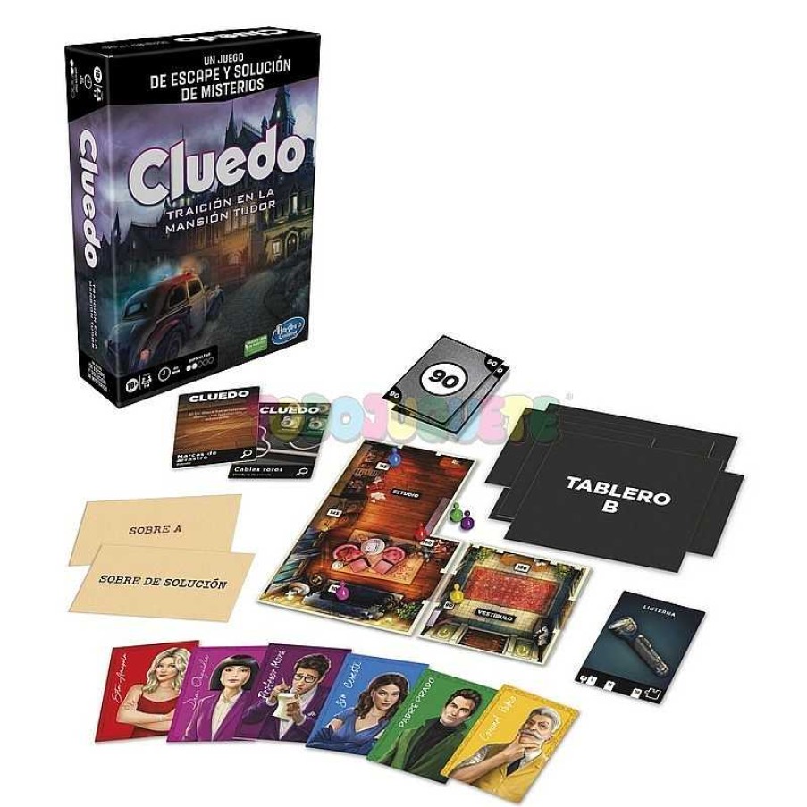 Juegos De Mesa Y Puzzles Hasbro | Cluedo Escape Traici N En La Mansi N Tudor