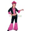 Disfraces Y Accesorios Todojuguete | Disfraz Go-Go Negro Fucsia Pantal N Campa 5-6 A Os