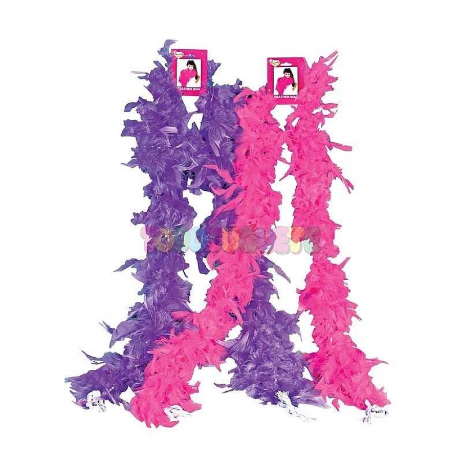 Disfraces Y Accesorios Todojuguete | Acc. Carnaval - Boa Grande Pluma 3 Colores