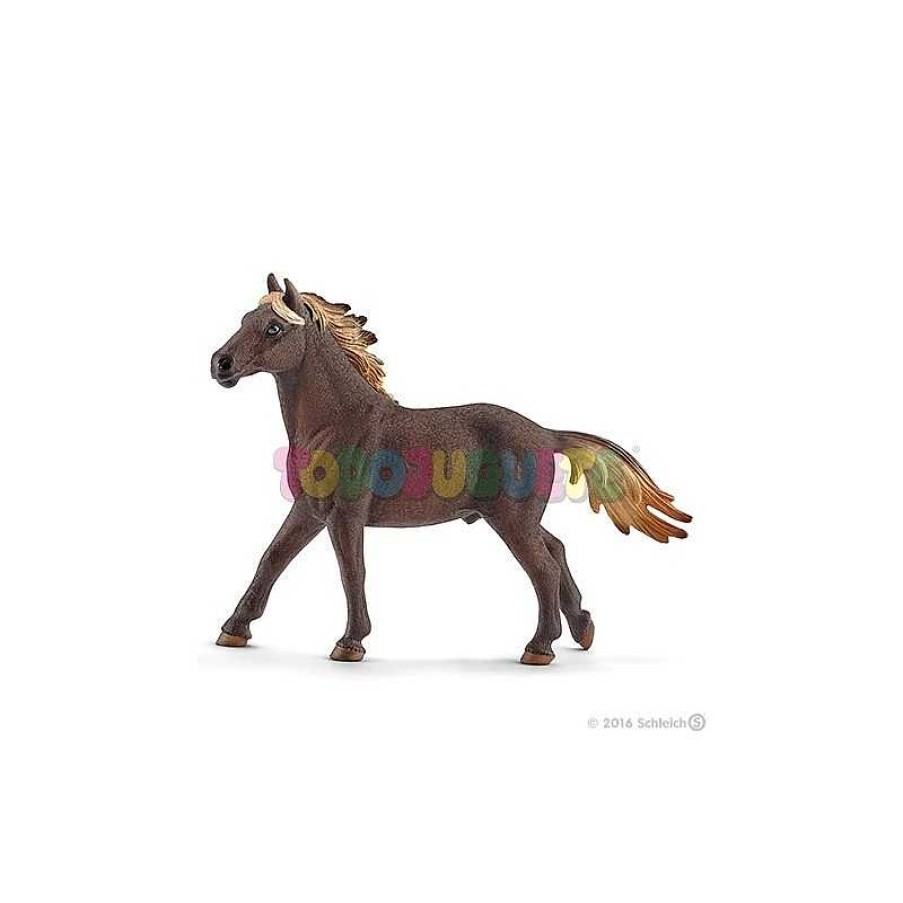 Personajes Y Accesorios Schleich | Figura Semental Mustang Schleich