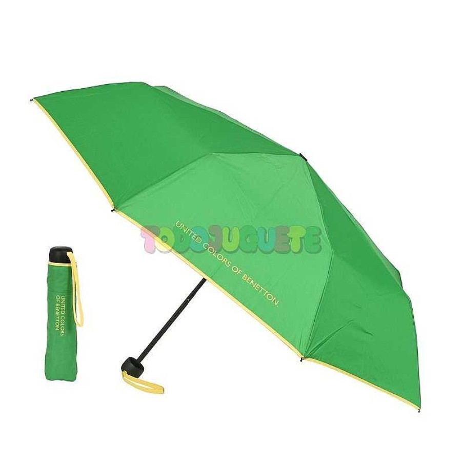 Art Culos Regalo Safta,S.A. | Paraguas Plegable Benetton Love Verde