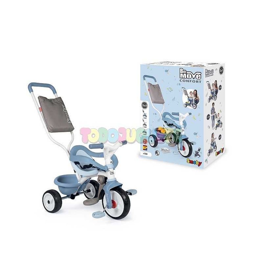 Deportes Y Bicicletas Smoby Toys España | Triciclo Be Move Confort Azul Smoby