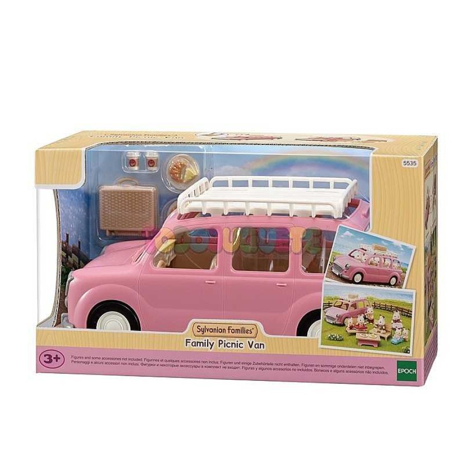 Mu Ecas Y Accesorios Sylvanian | Sylvanian Family Monovolumen De Picnic