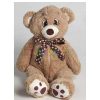 Peluches Todojuguete | Peluche Oso 45 Cm Lazo Marr N Con Huellas