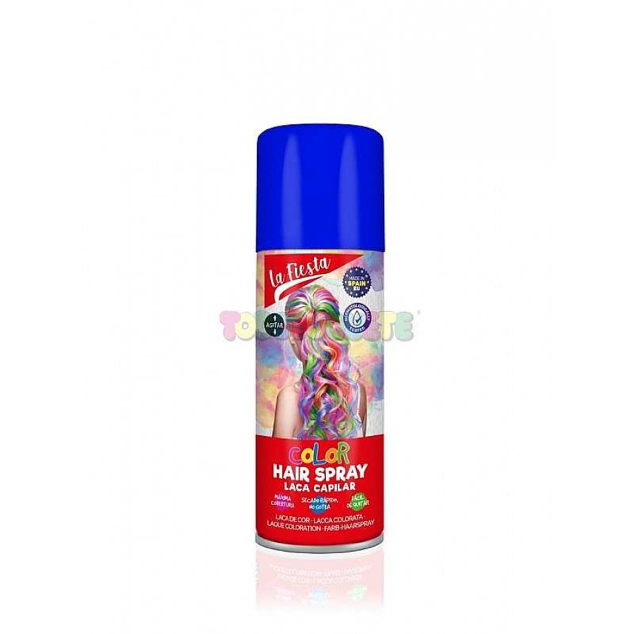 Disfraces Y Accesorios Todojuguete | Laca Capilar Color Azul 125 Ml La Fiesta