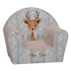 Puericultura Todojuguete | Sill N Infantil Gris Ciervo Mrs. Deer