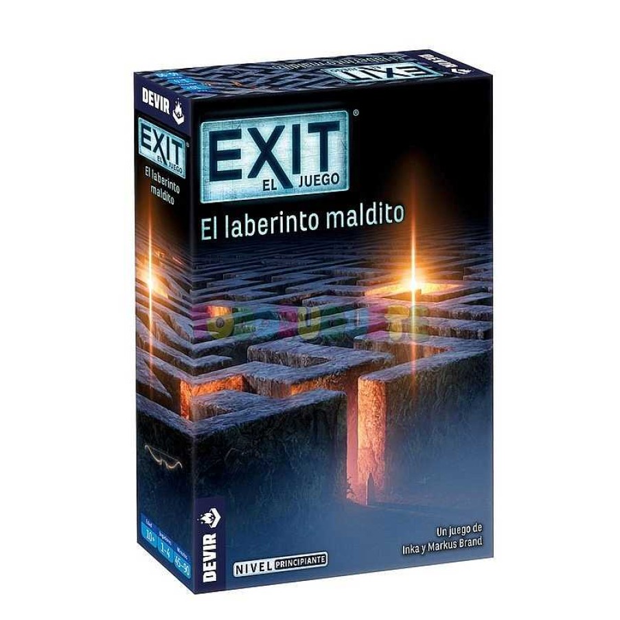 Juegos De Mesa Y Puzzles Devir Iberia, S.L. | Juego Exit 19 El Laberinto Maldito