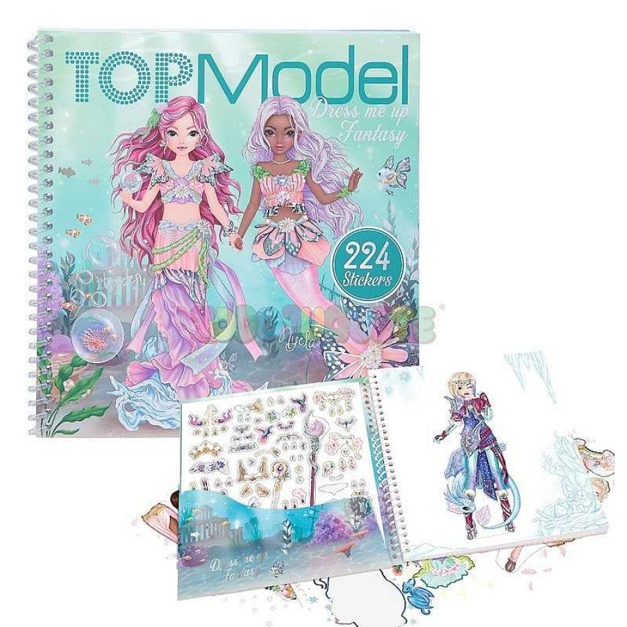 Manualidades Top Model | Top Model Cuaderno Con Calcoman As