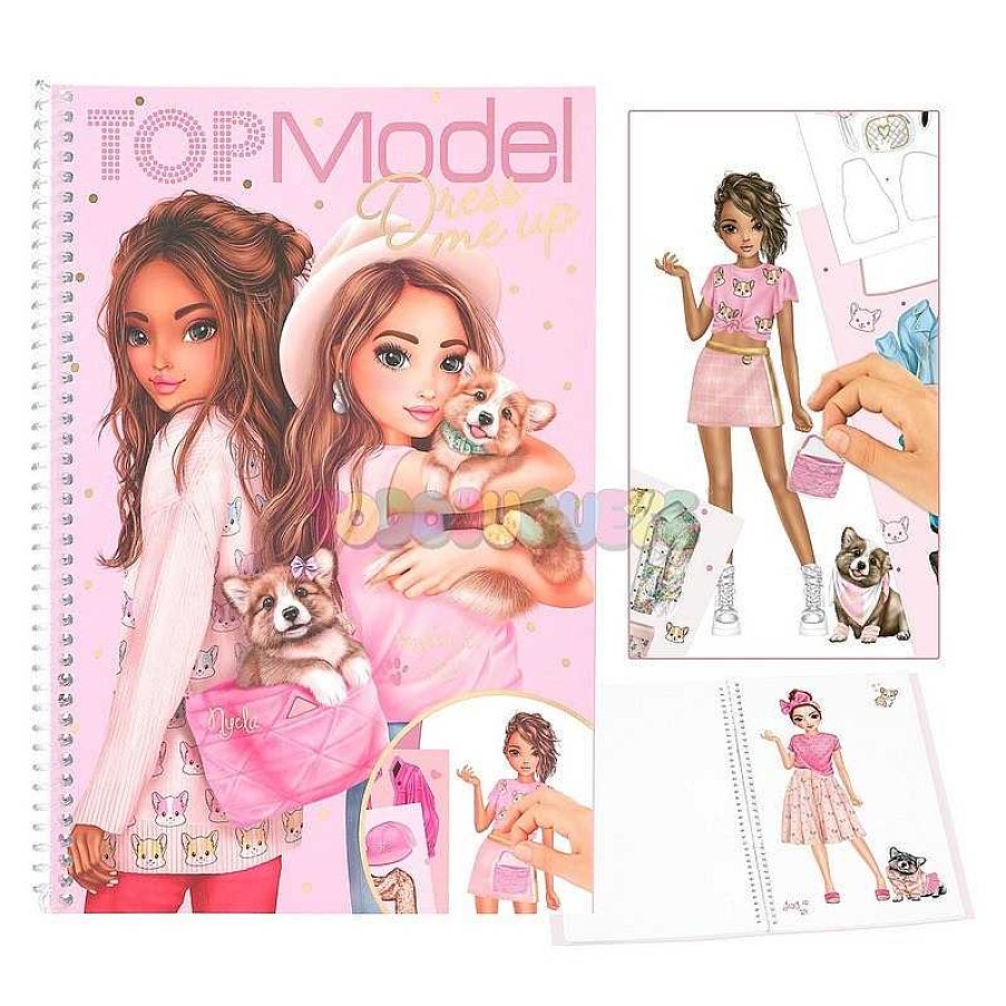 Manualidades Top Model | Top Model Cuaderno Dress Me Up