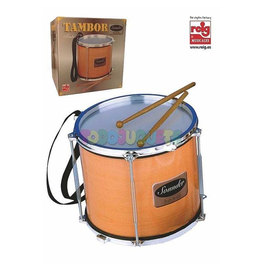 M Sica Todojuguete | Timbal Madera Sounder Metal Reig