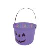 Disfraces Y Accesorios Todojuguete | Cubo Halloween Calabaza Lila 20 Cm