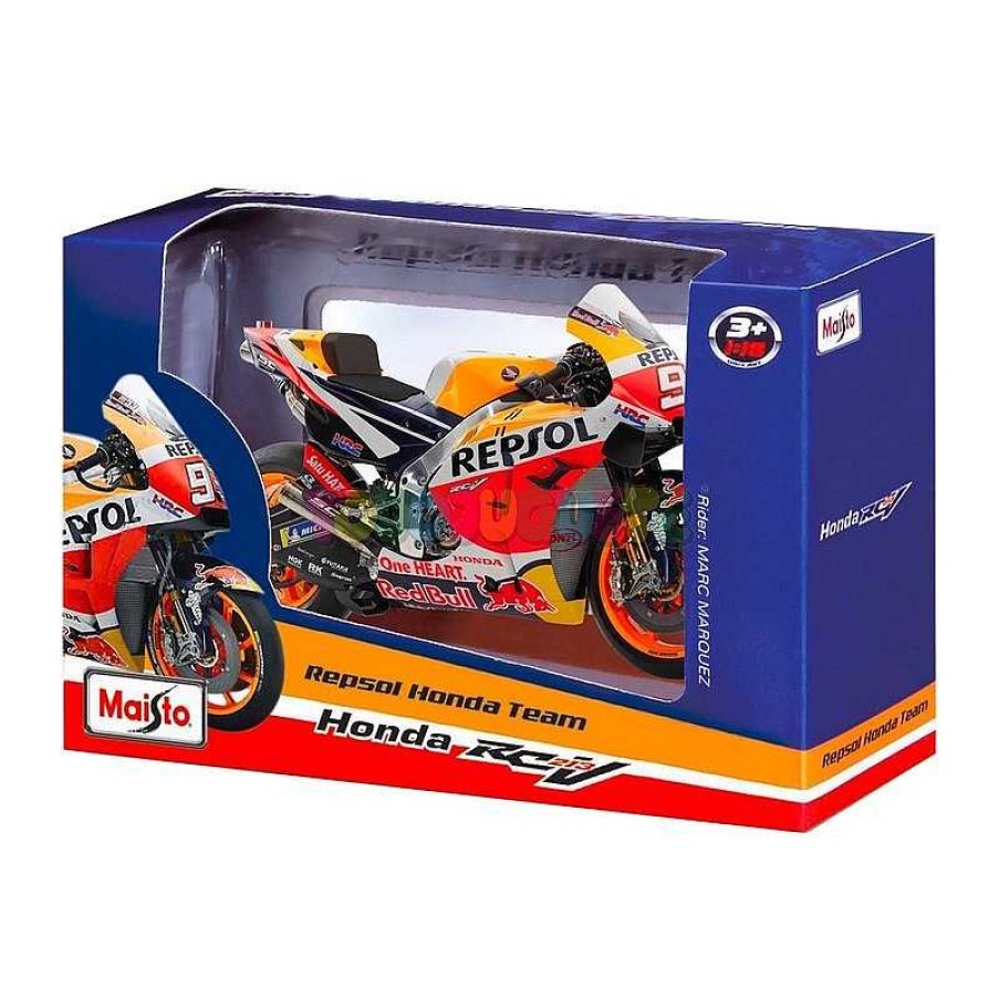 Coches, Circuitos Y Parkings Goliath Games Iberia Srl | Moto Repsol Honda Rc213V Marquez 1:18 Maisto