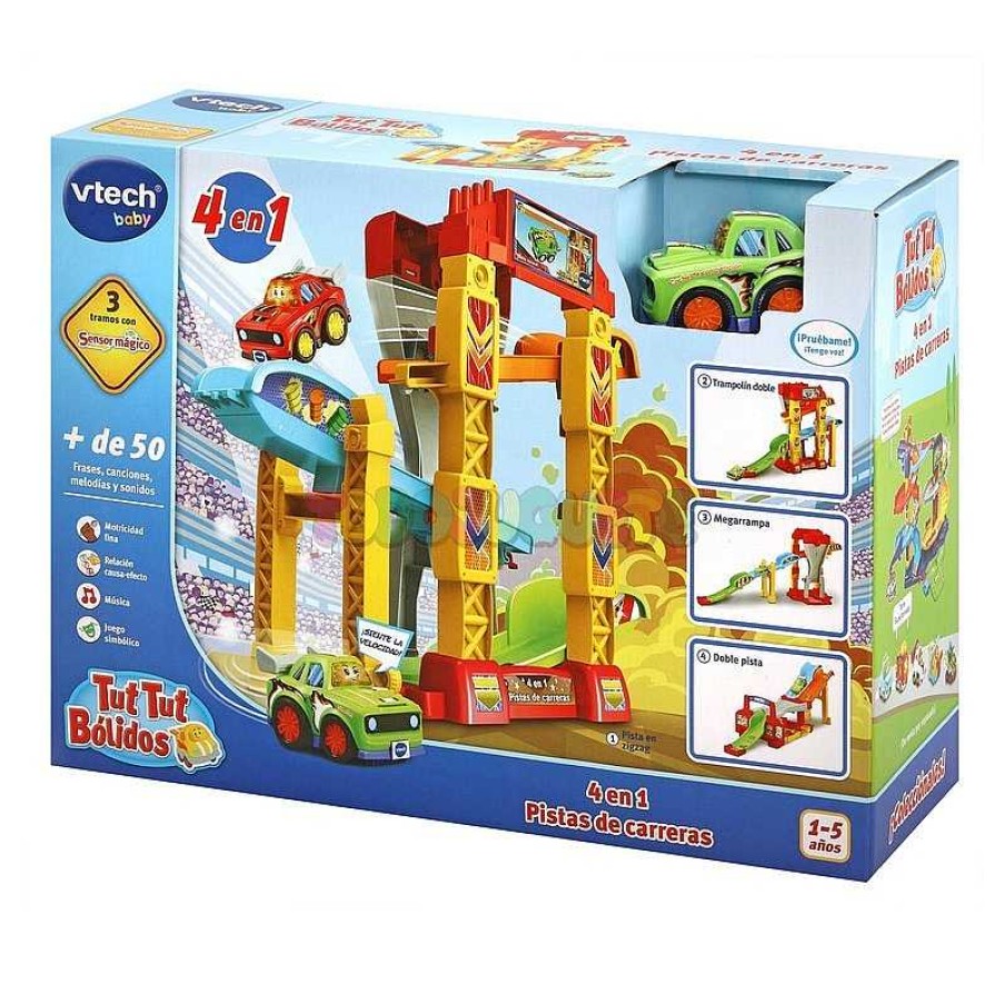 Primera Infancia Vtech Electronics Europe Bv | Tut Tut B Lidos 4 En 1 Pistas De Carreras