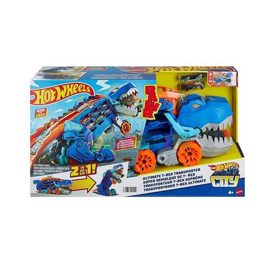 Coches, Circuitos Y Parkings Hot Wheels | Hot Wheels City Cami N T-Rex Definitivo