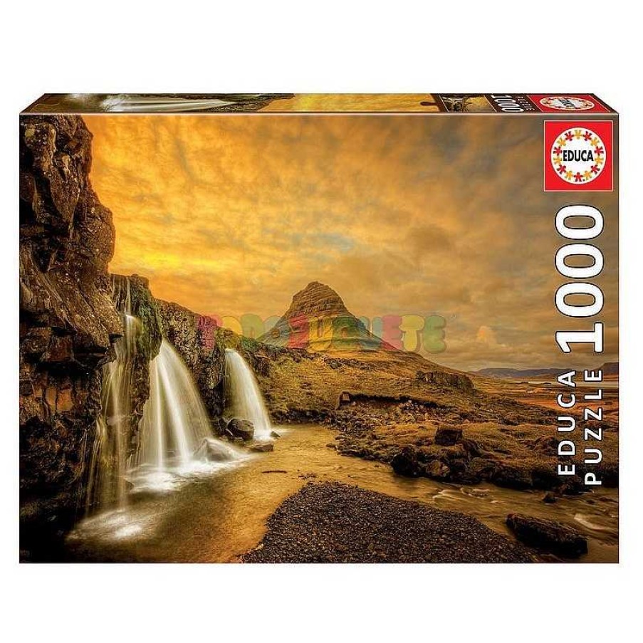 Juegos De Mesa Y Puzzles Educa Borras S.A. | Puzzle 1000 Cascada Kirkjufellfoss, Islandia