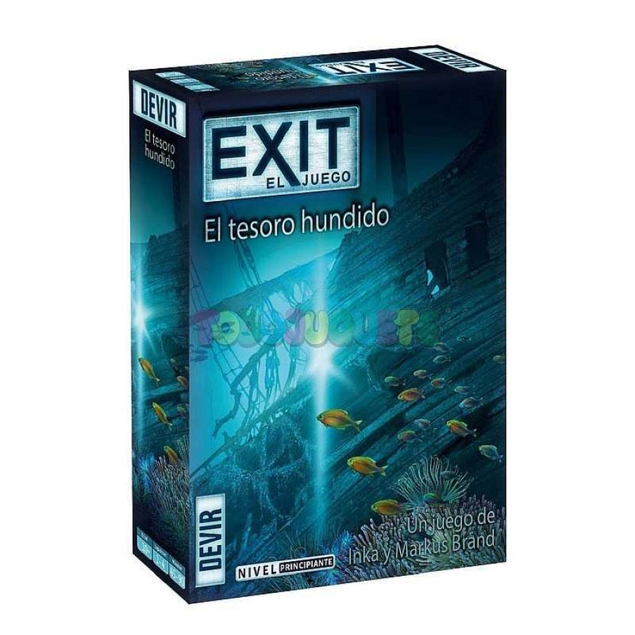 Juegos De Mesa Y Puzzles Devir Iberia, S.L. | Juego Exit 7 El Tesoro Hundido