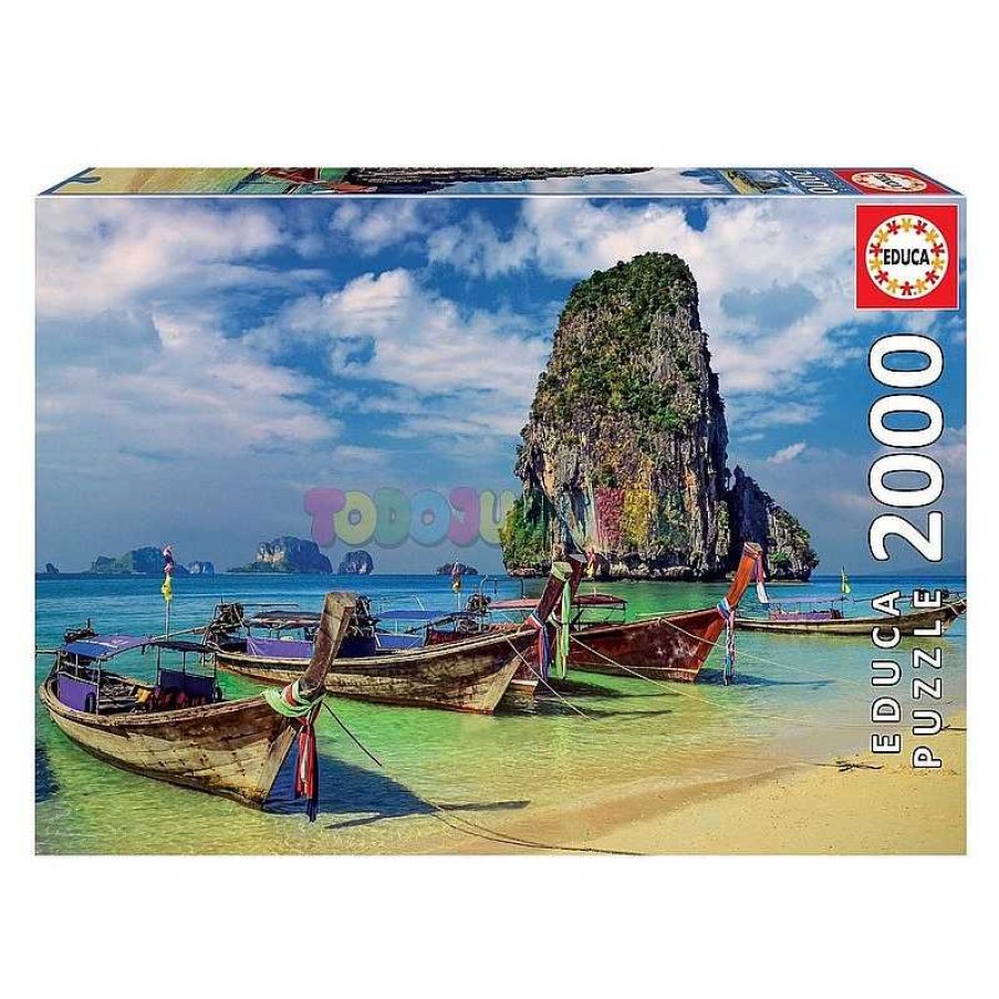 Juegos De Mesa Y Puzzles Educa Borras S.A. | Puzzle 2000 Krabi, Tailandia