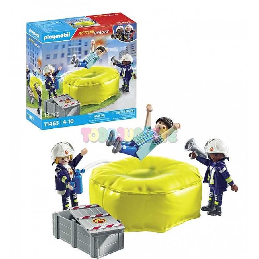 Playmobil,S.A. Playmobil,S.A. | Bomberos Con Colchoneta Playmobil