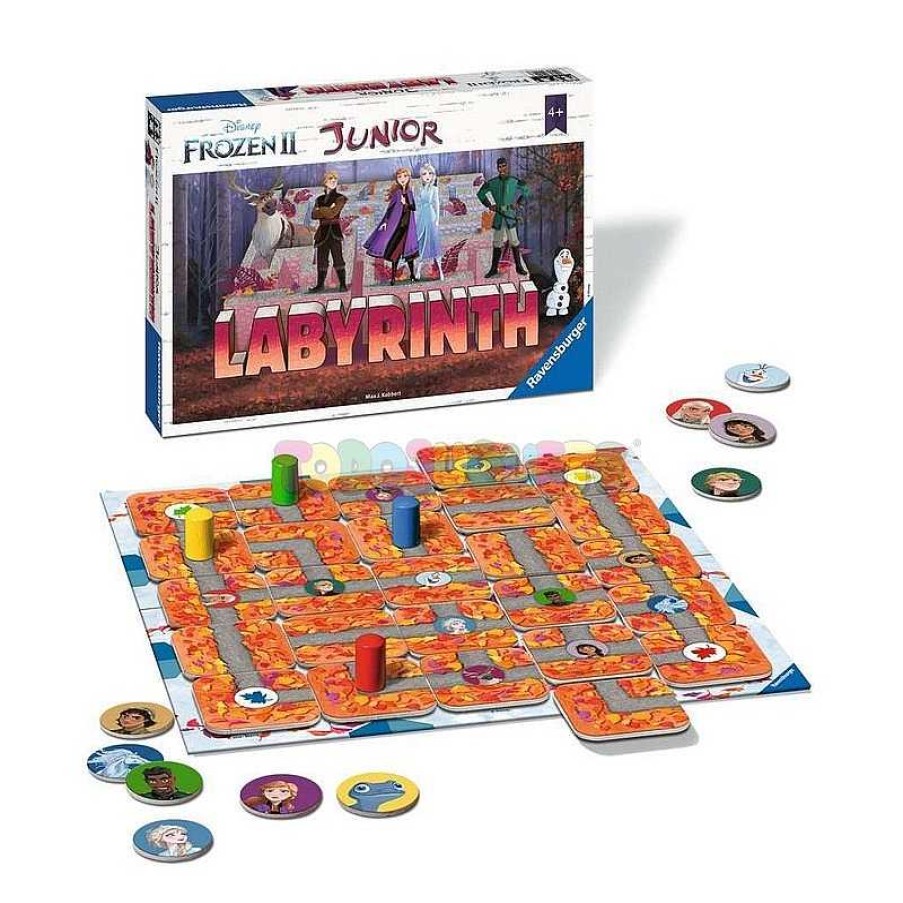 Juegos De Mesa Y Puzzles Frozen | Juego Laberinto Junior Frozen 2