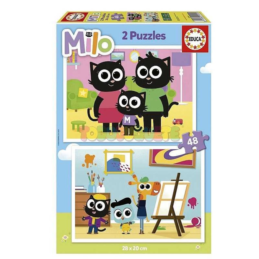 Juegos De Mesa Y Puzzles Educa Borras S.A. | Puzzle 2X48 Milo