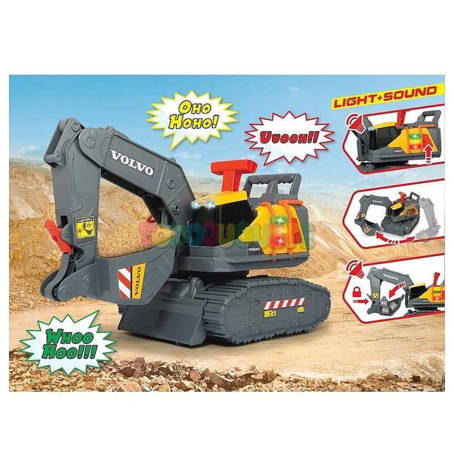 Coches, Circuitos Y Parkings Simba España,S.A. | Retro Excavadora Volvo Con Funciones 30Cm