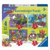 Juegos De Mesa Y Puzzles Ravensburger Spieleverlag Gmbh | Puzzle 4 En 1 Super Zings