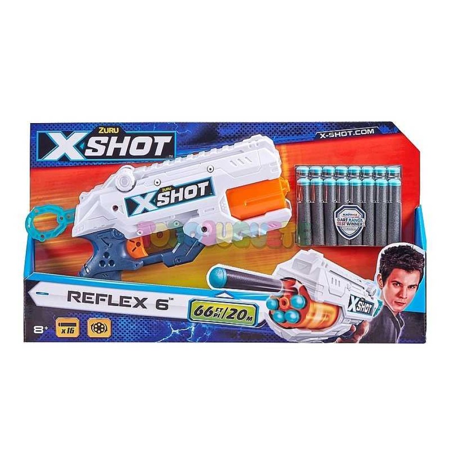 Deportes Y Bicicletas Todojuguete | X-Shot Pistola Reflex 6 12 Dardos