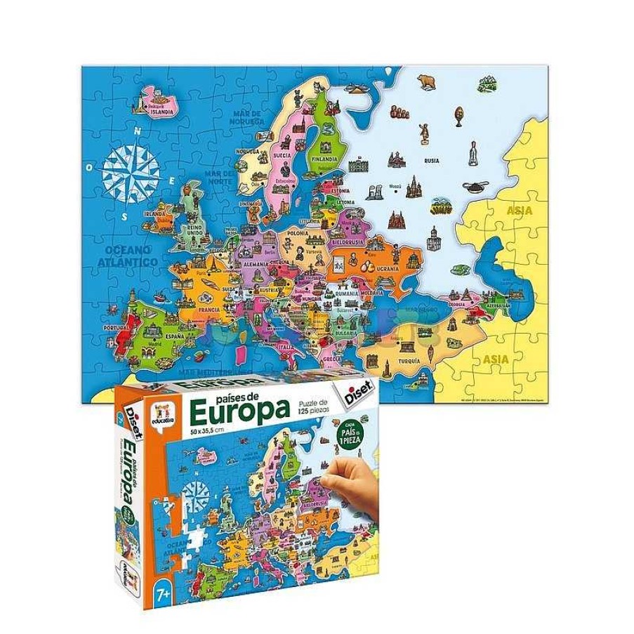 Juegos De Mesa Y Puzzles Oregon | Puzzle Pa Ses De Europa