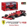 Coches, Circuitos Y Parkings Ferrari | Coche Ferrari F1 Sf1000 Carlos Sainz 1:43 Burago