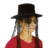 Disfraces Y Accesorios Todojuguete | Peluca Con Sombrero Michael Jackson Adulto