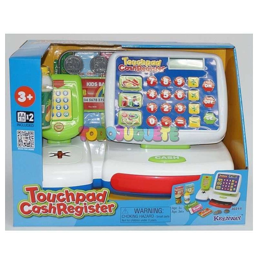 Profesiones Y Actividades Todojuguete | Caja Registradora Touchpad Pantalla T Ctil