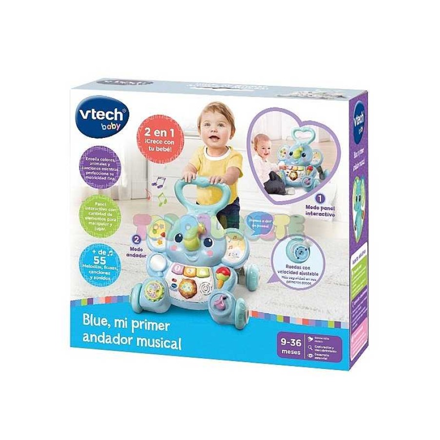 Primera Infancia Vtech Electronics Europe Bv | Blue Mi Primer Andador Musical