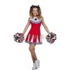 Cat Logo De Disfraces Todojuguete | Disfraz Animadora Rojo Cheerleader Adulto M-L