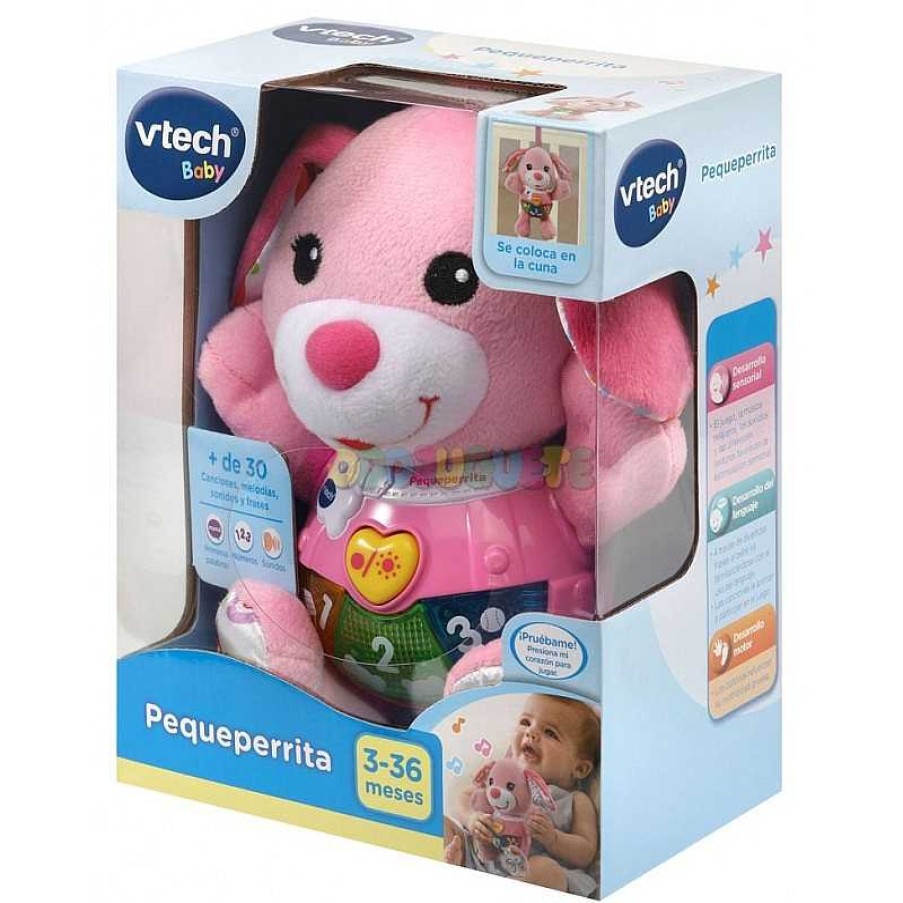 Juguete Electr Nico Y Multimedia Vtech Electronics Europe Bv | Peluche Pequeperrita Rosa Vtech