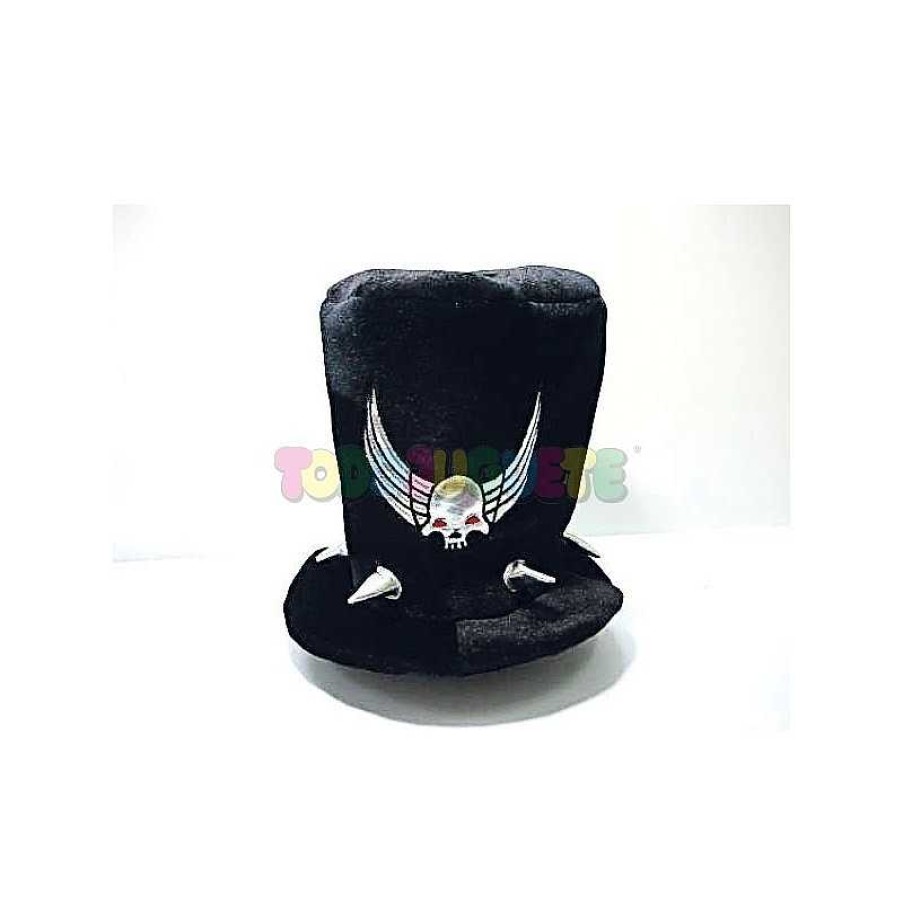 Disfraces Y Accesorios Todojuguete | Sombrero Copa Calavera Con Cuernos