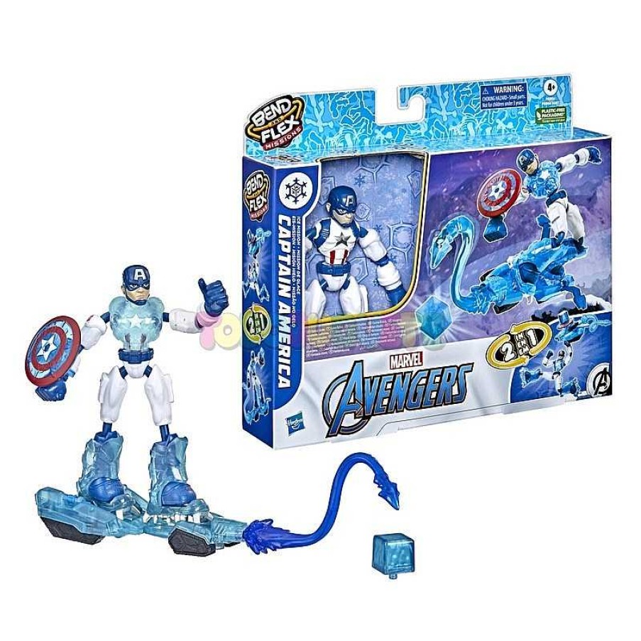 Personajes Y Accesorios Hasbro | Avengers Bend And Flex Pack Misiones