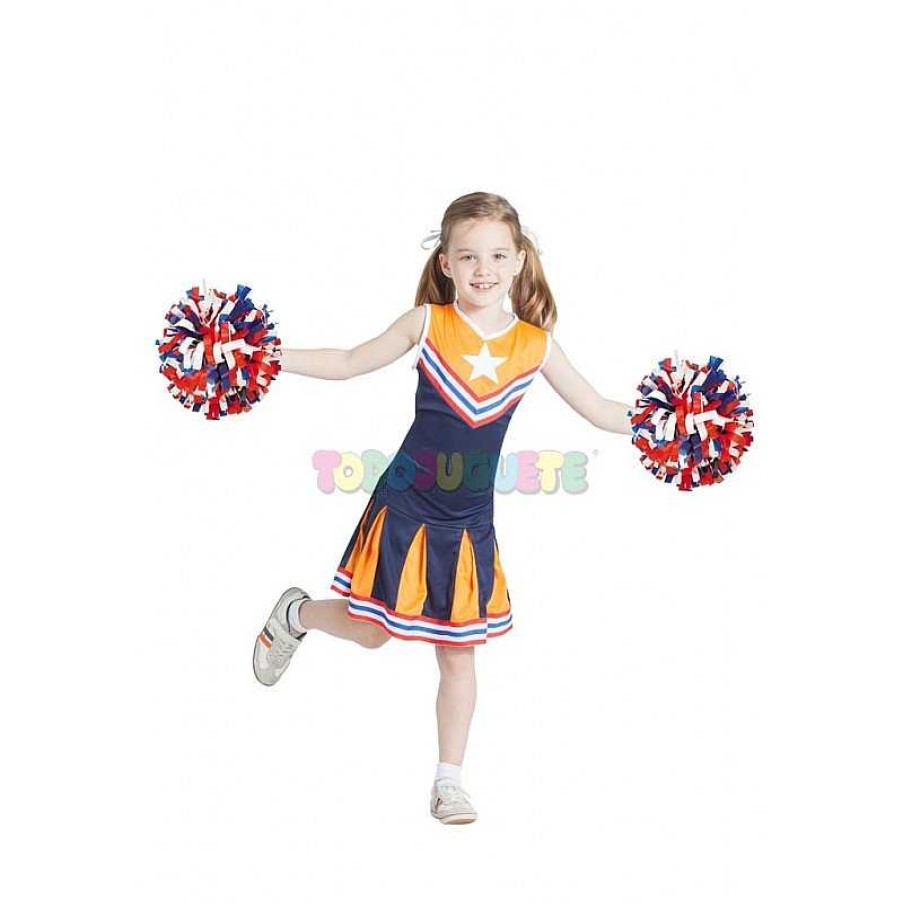 Disfraces Y Accesorios Todojuguete | Disfraz Animadora Cheerleader 5-6 A Os