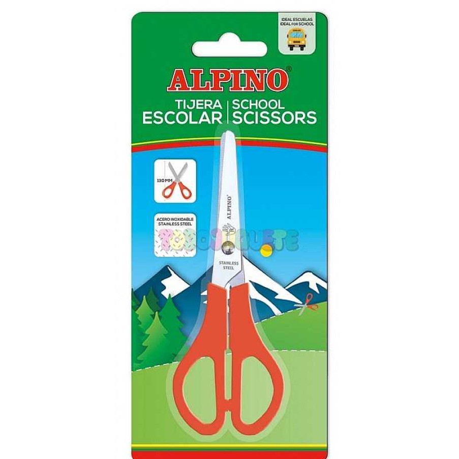 Escolar Alpino | Blister Tijera 130Mm Alpino