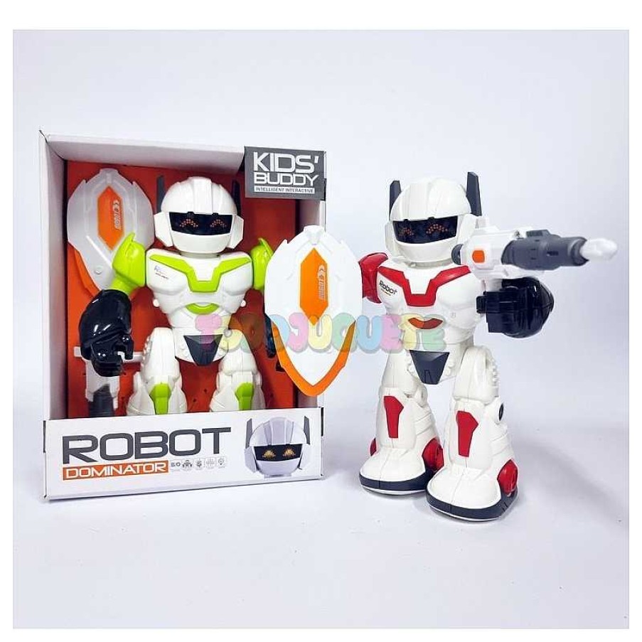 Rob Tica Todojuguete | Robot Dominator 22 Cm Kids Buddy Colores Surtidos