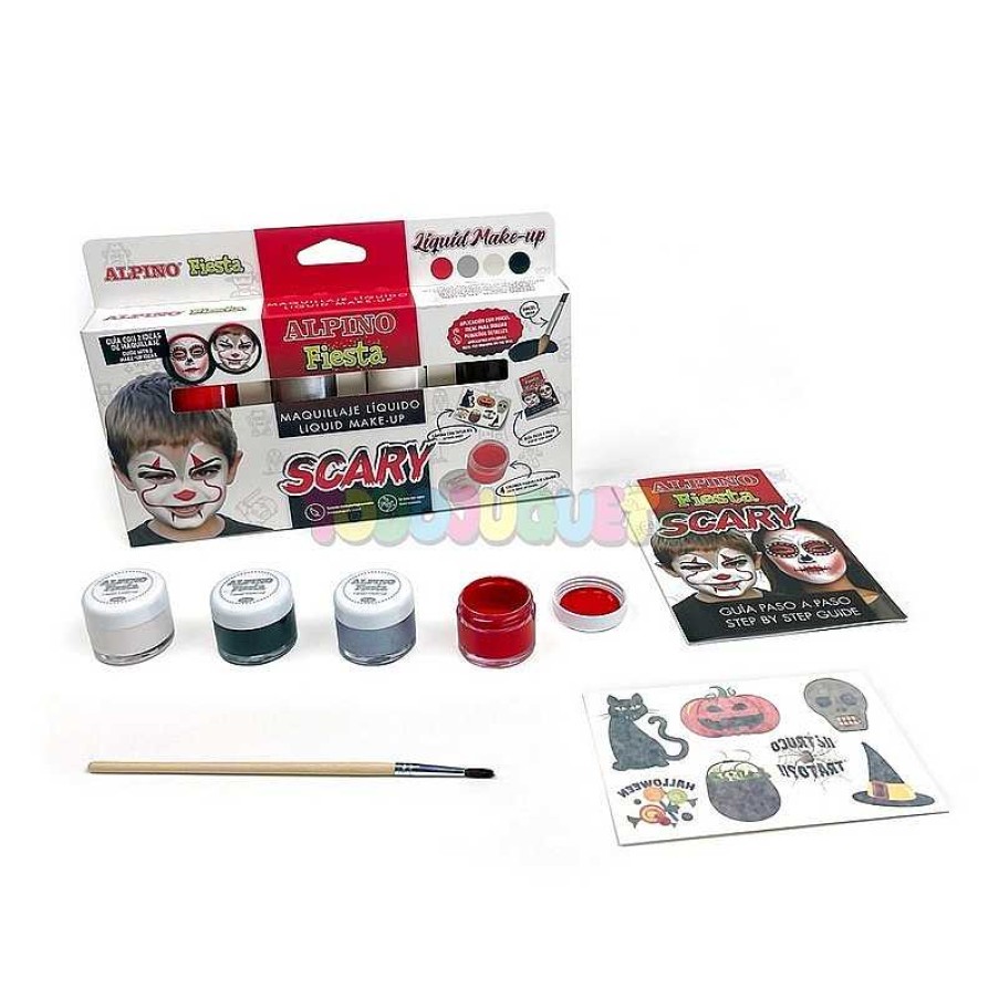 Disfraces Y Accesorios Alpino | Set Maquillaje L Quido Scary